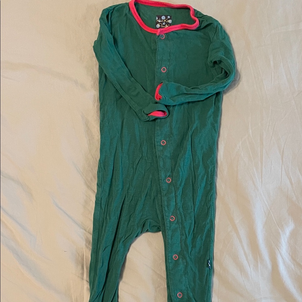 Green and Pink One Piece